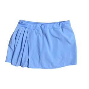 Avia Tennis Pickleball Skort Skirt Blue Size L Large Pleated (READ) Pull On